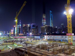 panoramic view of Shanghai