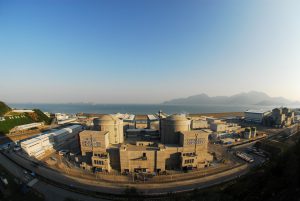 panoramic view of Ling Ao nuclear station in Guangdong province