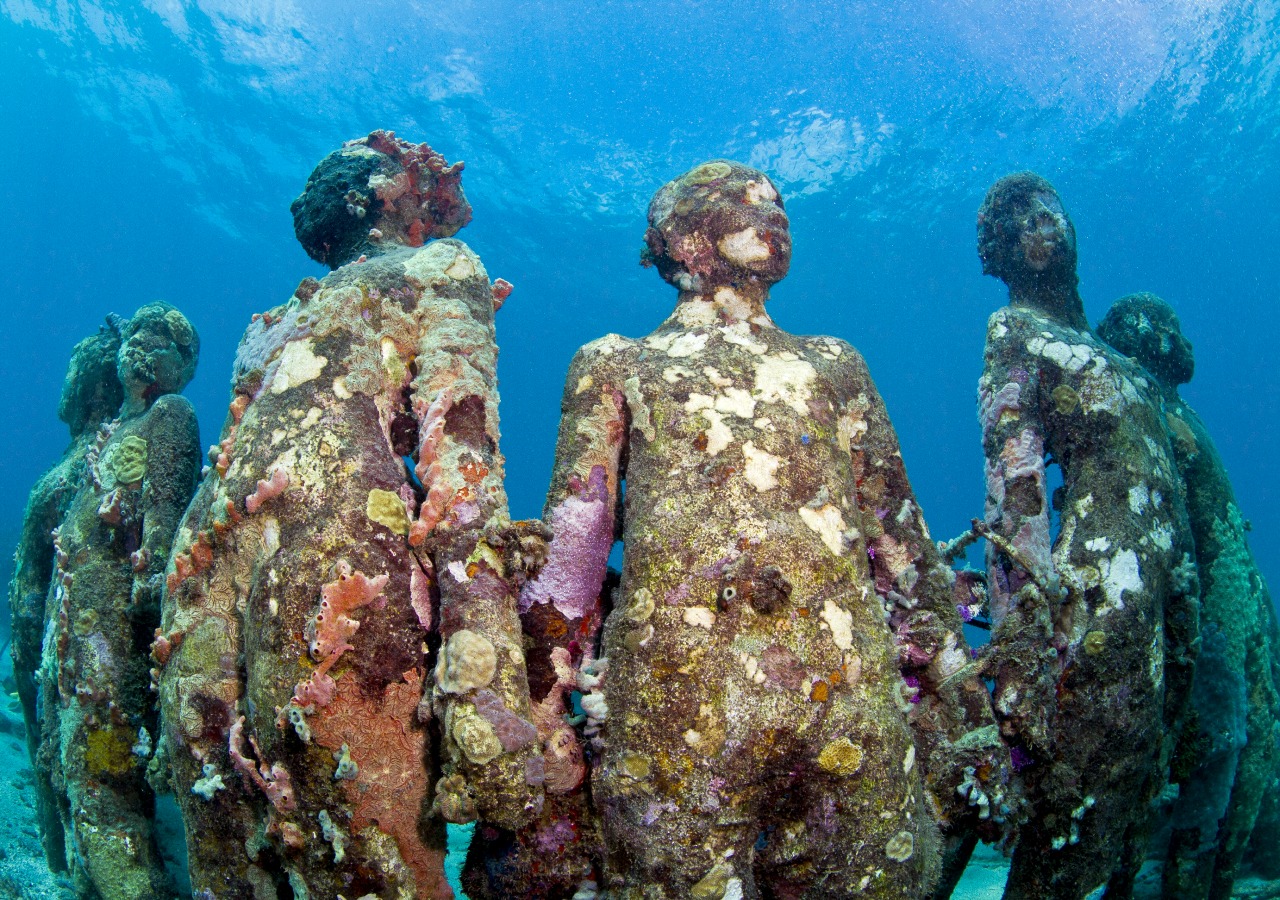 Europe's first underwater sculpture museum highlights plight of the ocean