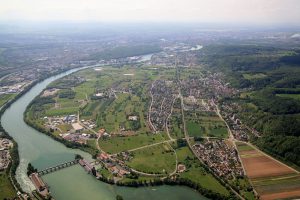 <p>Grenzach-Wyhlen&nbsp;along&nbsp;the German-Swiss border. Roche&nbsp;and BASF, two of Europe&#39;s biggest companies, have taken different approaches to cleaning up polluted soil in the area. Pic: Grenzach Wyhlen municipality&nbsp;&nbsp;</p>