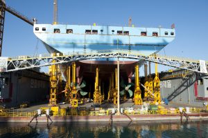 <p>This week, the IMO will meet in London to decide a timeline to reduce the sulphur content of shipping fuel (Image by Maersk)</p>