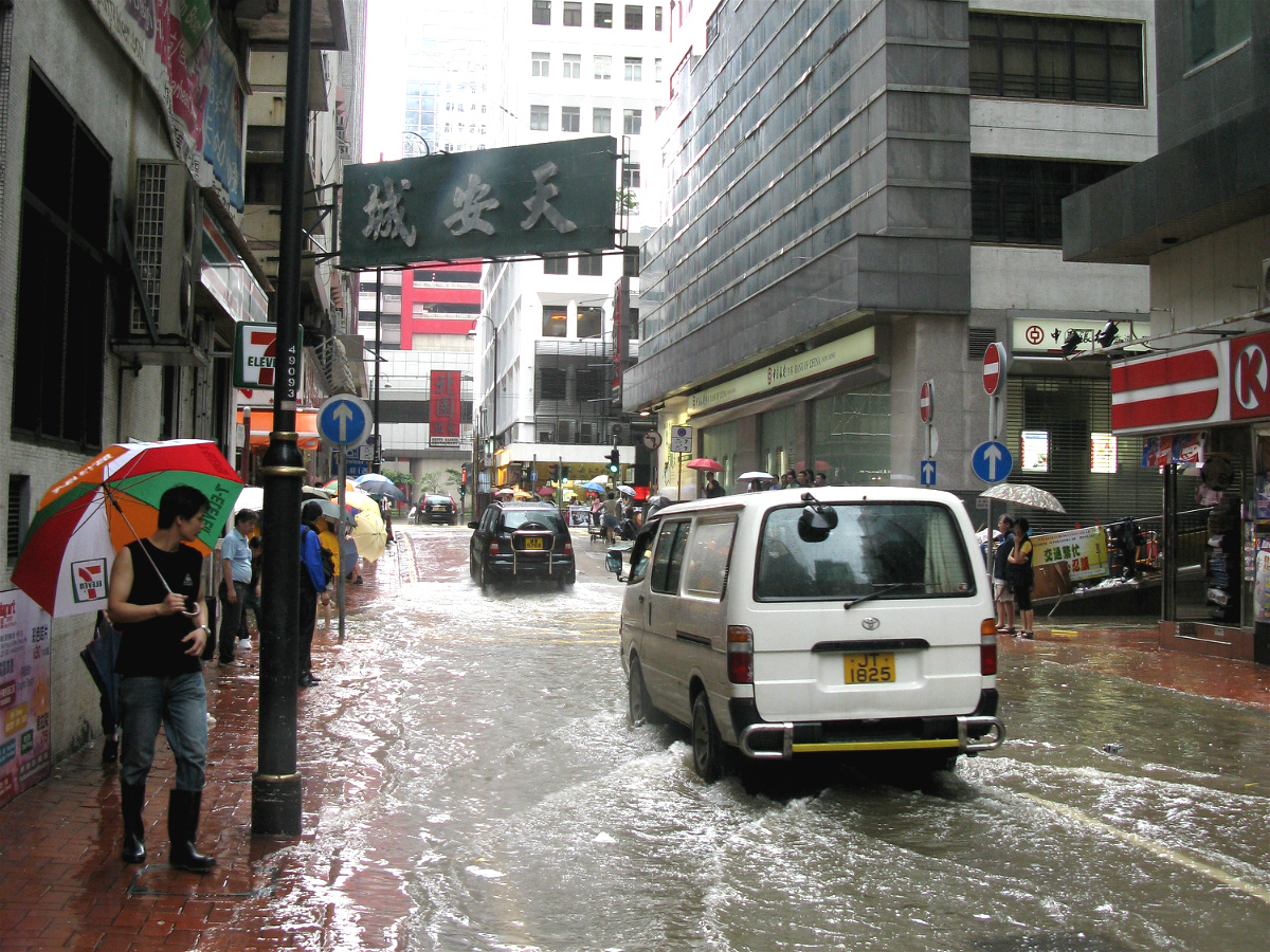 Bracing for the flood in Hong Kong