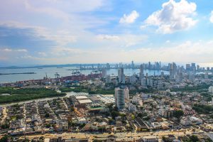 <p>The port city of Cartagena, Colombia, host city for the International Congress for Conservation Biology 2017 (Image: Graphicalbrain)</p>