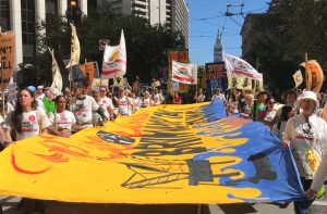 <p>Governor Jerry Brown is pushing for California to decarbonise but the state is still a major importer of crude oil from the Amazon Basin (Image: Amazon Watch)</p>
