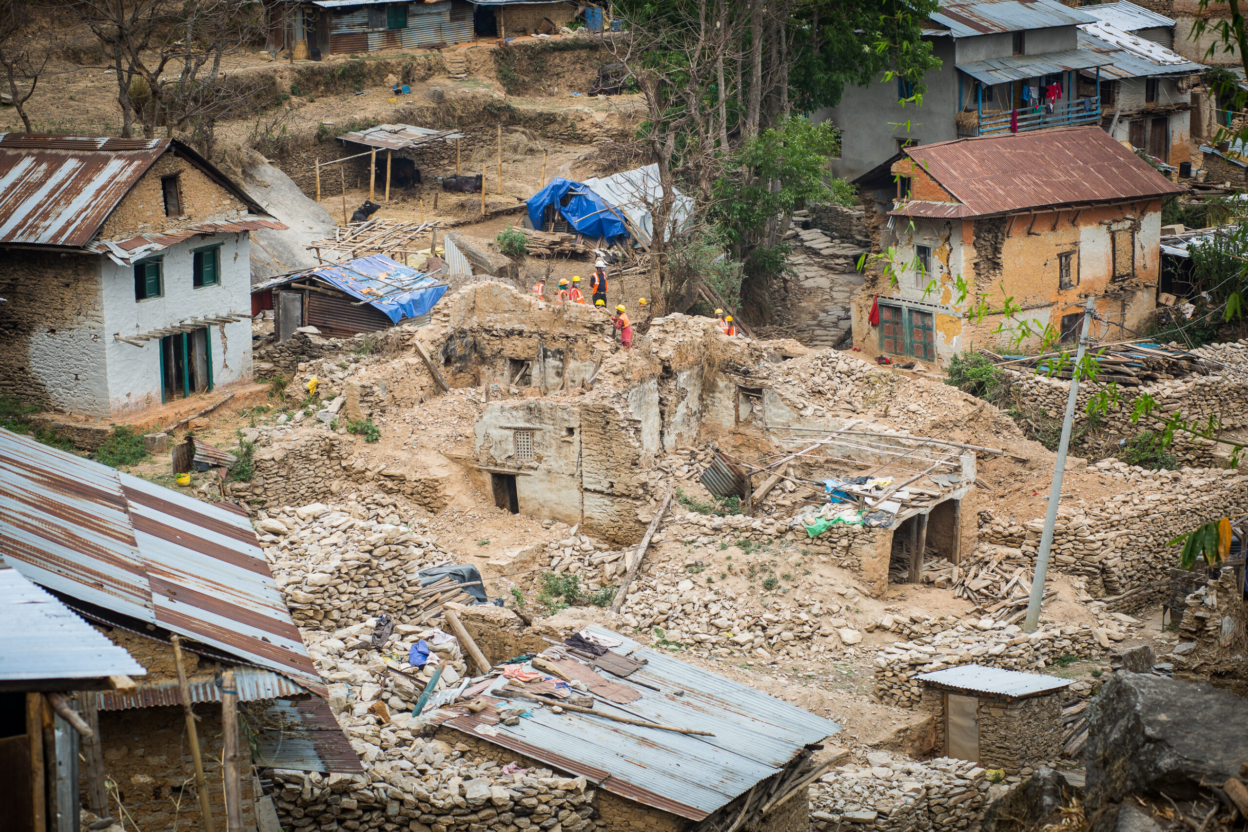 One year after deadly quake in Nepal, Villager enjoys visit from