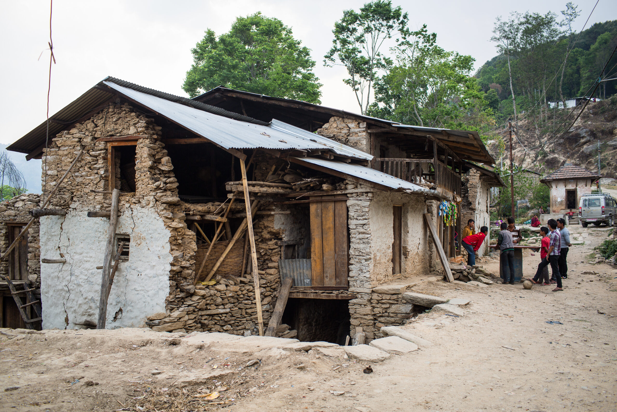 One year after deadly quake in Nepal, Villager enjoys visit from