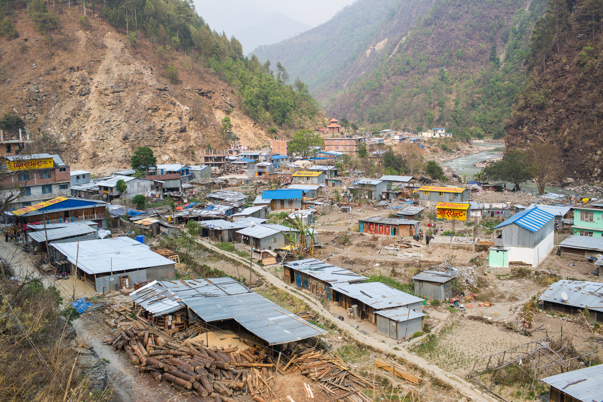 One year after deadly quake in Nepal, Villager enjoys visit from