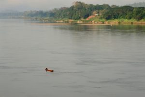 <p>The Mekong River at Chiang Khan, Thailand. (Image: Ian Cook / Alamy)</p>