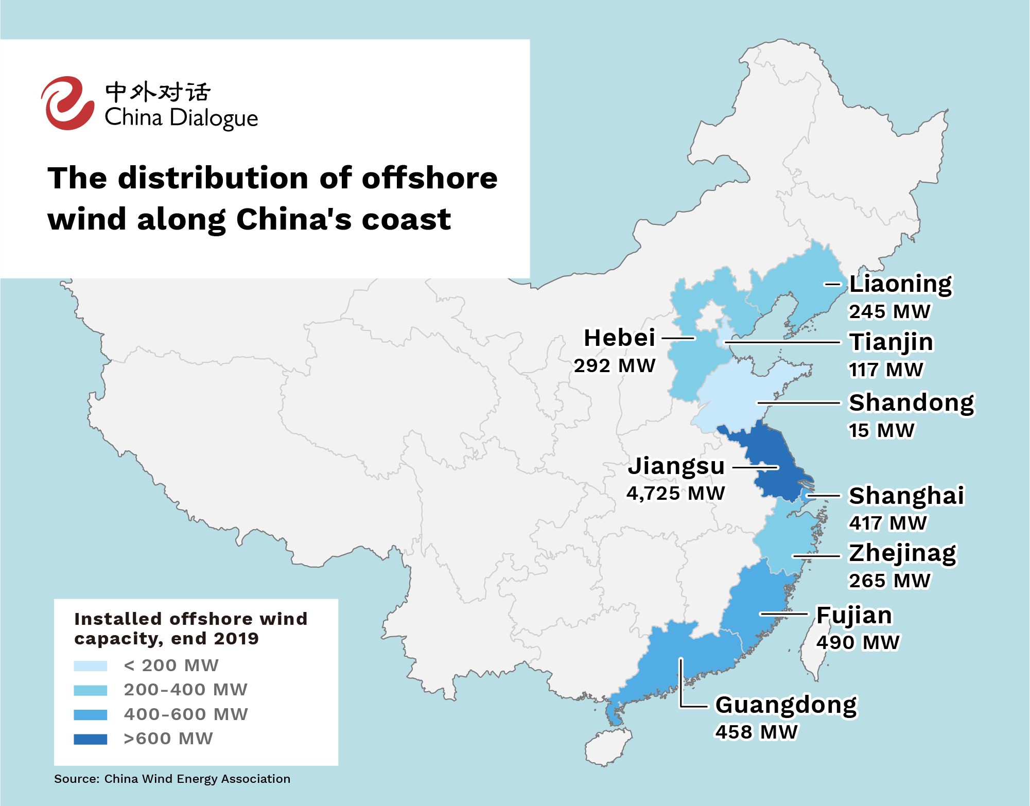 Offshore Wind Speed Map