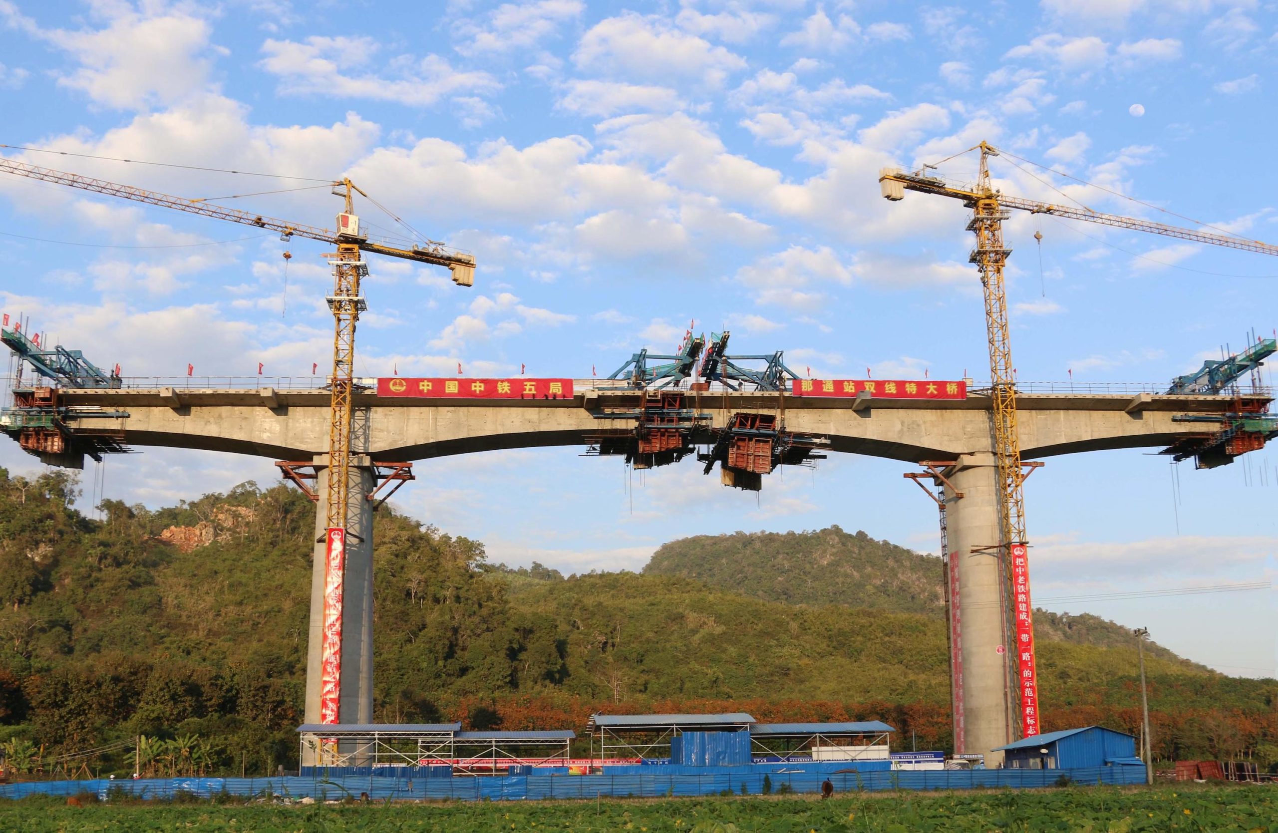 Строительство китайской железной дороги