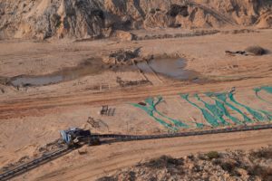 Poyang lake sand mining