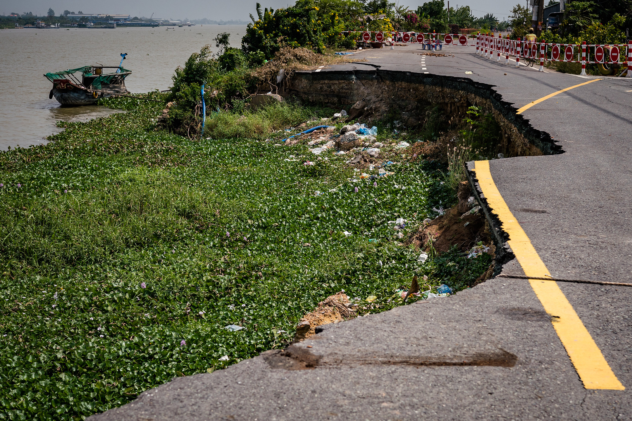 This crater made national news when it appeared along the banks of a Mekong tributary in An Giang province in 2019