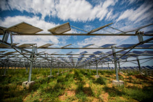 Solar panels in Inner Mongolia China