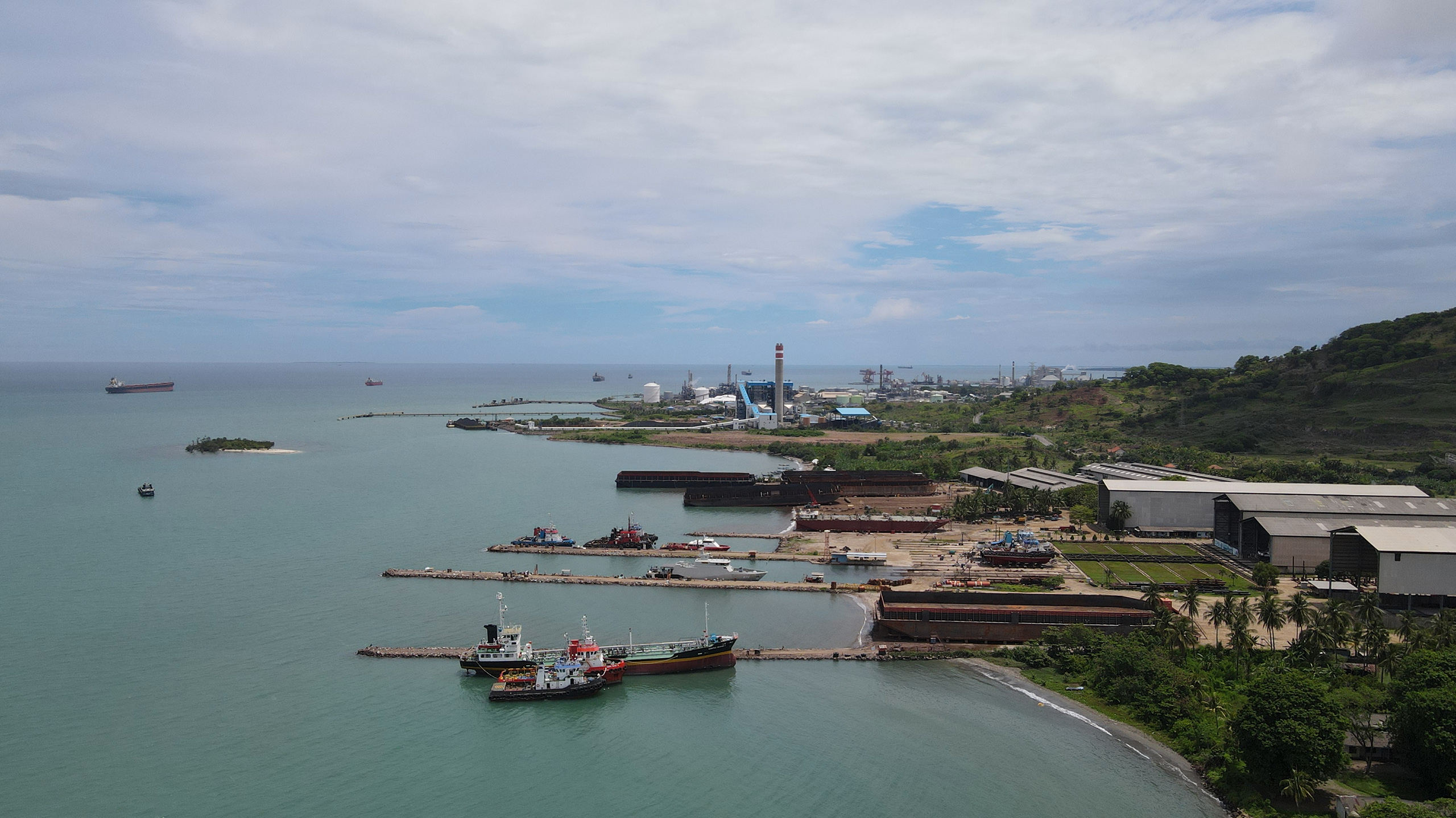 Industrial infrastructure has ruined the once rich ecosystems of the Banten coast