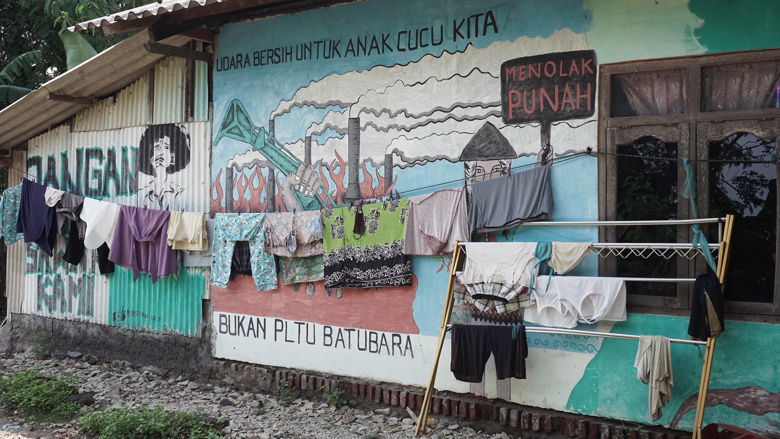Mekarsari, where residents are also fighting against coal pollution and the planned construction of a new power station