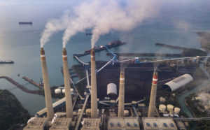 <p>Suralaya coal power plant in Indonesia’s Banten province. The country, which has the second largest operating and planned coal-based capacity linked to China, has been under domestic and external pressure to transition away from fossil fuels. (Image © Kasan Kurdi/Greenpeace) </p>