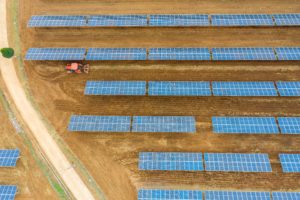 <p>A “solar + agriculture” project in Yuncheng, Shanxi province. With China’s withdrawal from overseas coal investments, there is an opportunity to export other mixed “solar + ” projects to developing countries. (Image: Yan Xin/Alamy)</p>