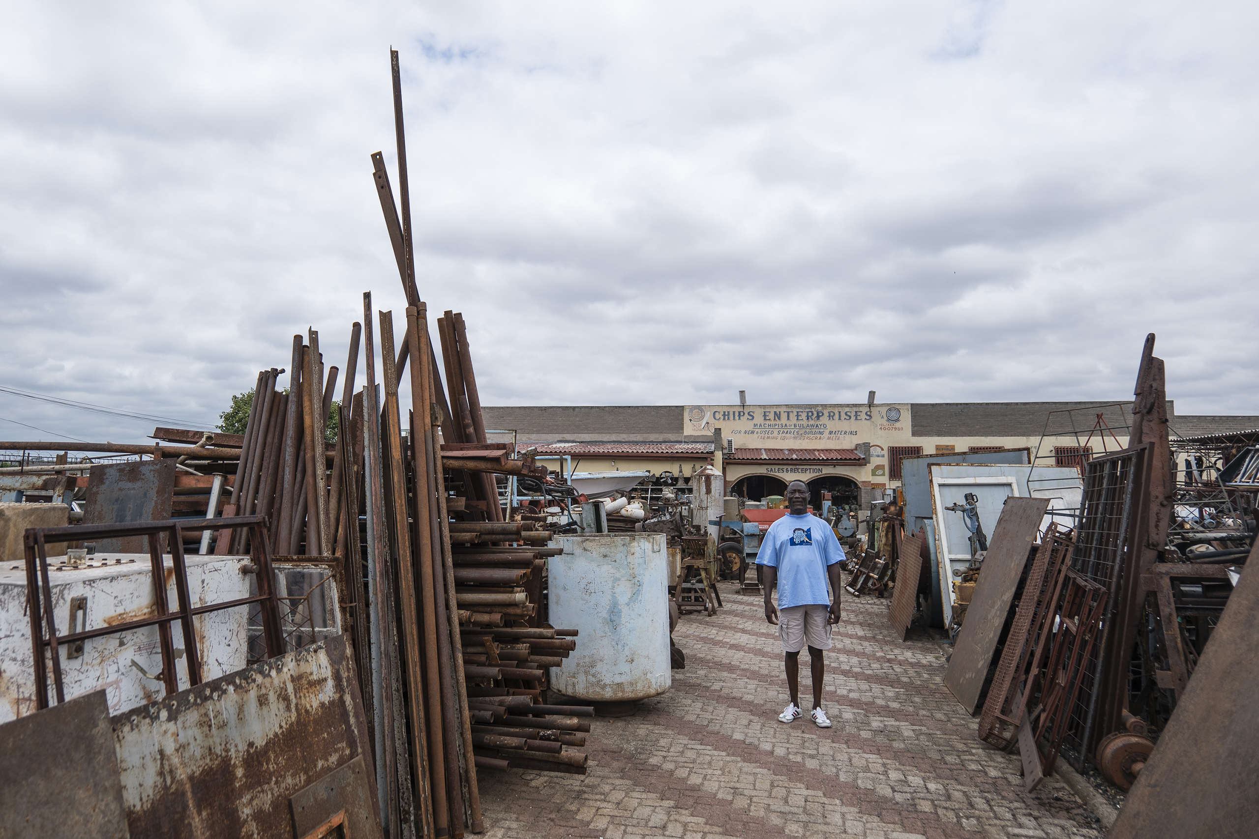Scrap handlers such as Chips Enterprises, in Bulawayo’s Kelvin West district