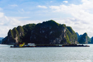 <p>Transporting coal across Ha Long Bay, Quang Ninh province. To achieve its newly announced target of net-zero emissions by 2050, Vietnam faces the challenge of ending its dependence on coal. (Image: PearlBucknall/Alamy)</p>