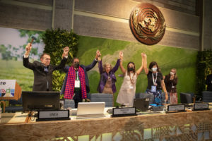 <p>今年初，各国政府在联合国环境大会上决定携手终结塑料污染，UNEP执行主任英格·安德森表示，这是继《巴黎气候协定》之后最重要的一项多边环境协议。图片来源：<a href="https://www.flickr.com/photos/unep/">UN Environment Programme</a> / <a href="https://www.flickr.com/photos/unep/51914538810/in/album-72177720297066777/">Flickr</a>, <a href="https://creativecommons.org/licenses/by-nc-sa/2.0/">CC BY-NC-SA 2.0</a></p>