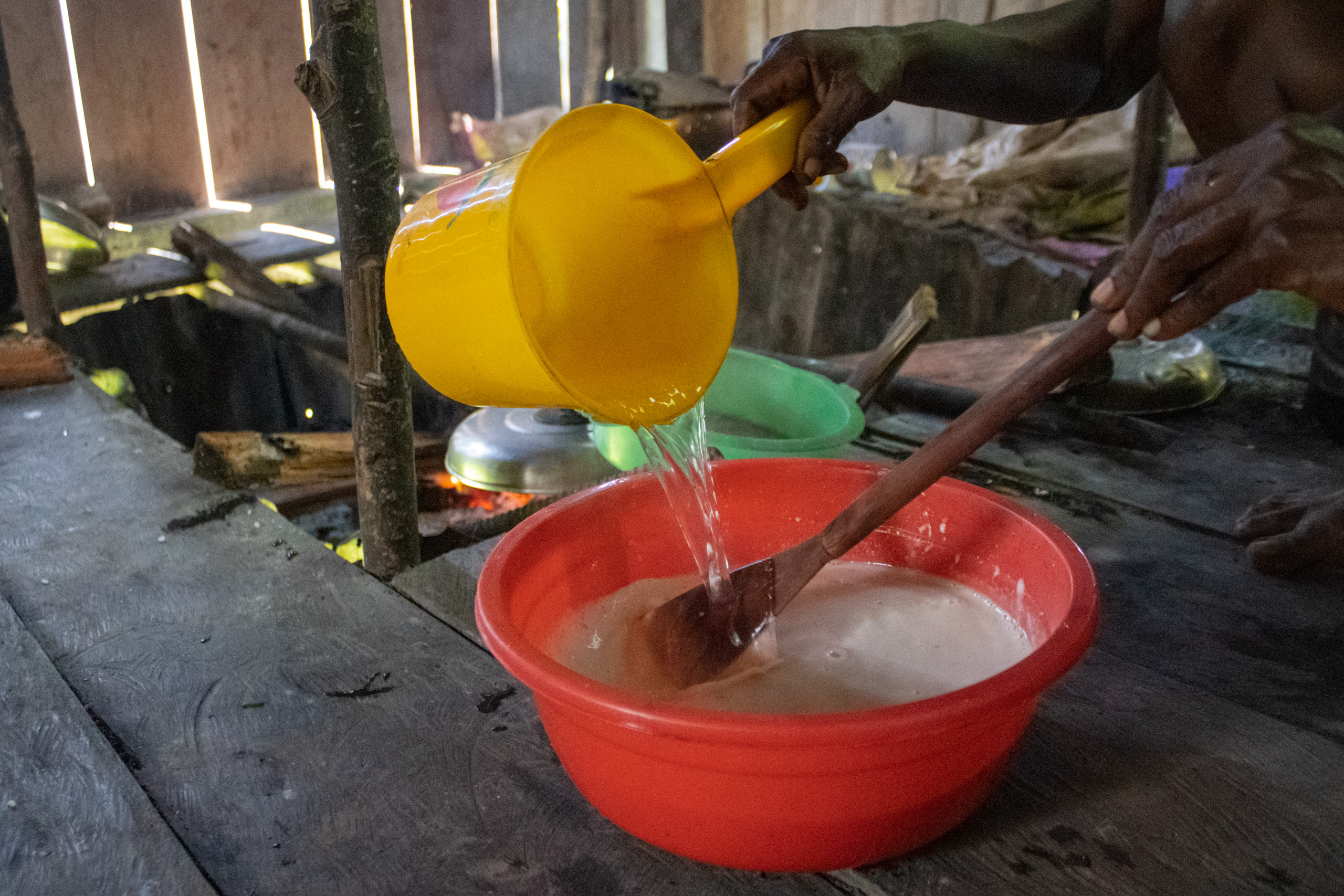 apeda is prepared by cooking sago starch with water until it coagulates