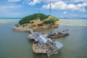 Tidal stream energy project in Zhejiang, China